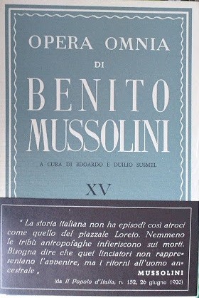 Opera omnia benito - opera, di
