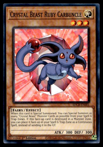 Crystal beast ruby carbuncle - crystal,