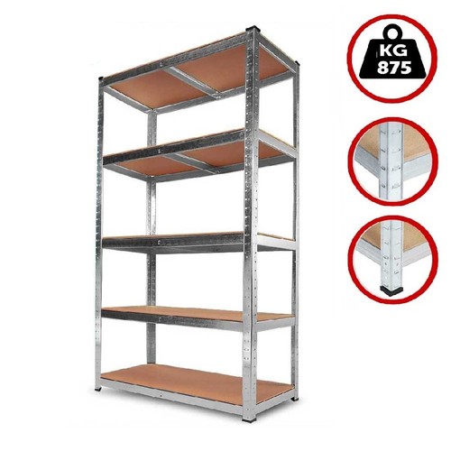 Scaffale metallo zincato - metallo, 5