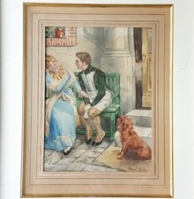 Acquerello Quadro In Cornice