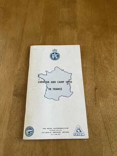 Vintage rac caravan - rac, camp