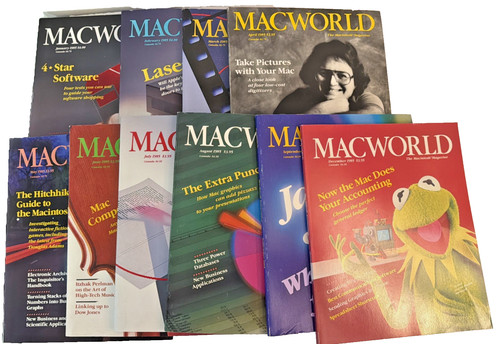 Macworld magazine lot 1985 - magazine,