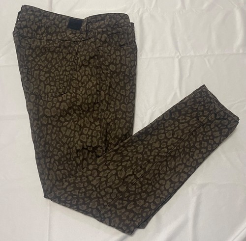 Pantalone jeans leopardato