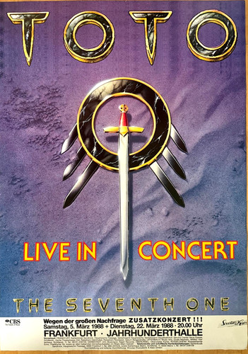 Toto 1988 frankfurt orig - ,