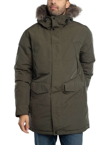 Superdry uomo giacca parka - uomo, in