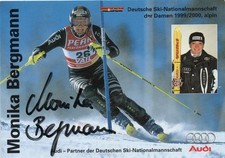 Monika Bergmann (sci alpino, campionessa del mondo 2005), firmato Cartolina