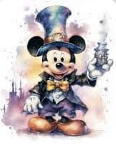 Topolino motivo punto - motivo,