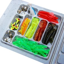 Kit pesca pescatore 35 esche