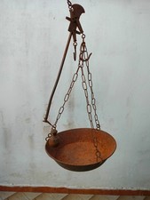 ANTICA BILANCIA PESA STADERA FERRO BATTUTO 