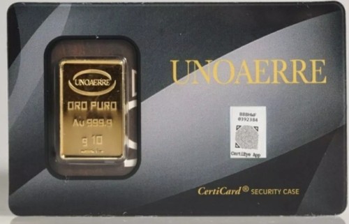 Lingotto unoaerre 10 grammi - ,