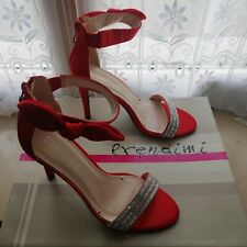 Sandali / Scarpe donna sexy tacco alto 39 rosso - Diamantique