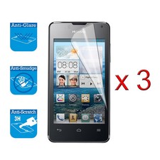 Per Huawei Ascend Y300 Pellicola Protettiva Schermo Pellicola Protettiva x 3