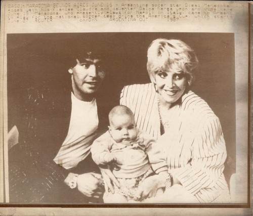 Foto storica maradona con - foto,