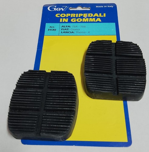 Copripedali gomma alfa - copripedali,