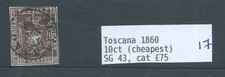 TOSCANA 1860 10cr CAT GB£75