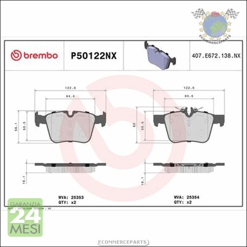 Kit pastiglie freno brembo - kit,