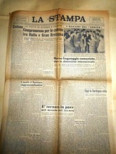 LA STAMPA 8/5/1949 TRAGEDIA