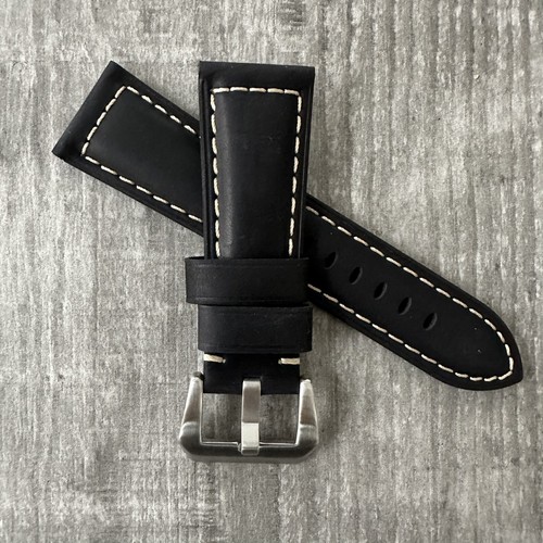Cinturino pelle nera - in,