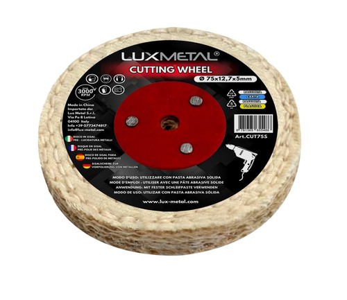 Disco sisal 75x12 7x5mm - sisal, 75x12,7x5mm