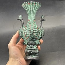 Autentico vaso bronzo antico