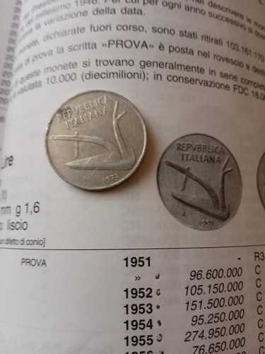 Moneta lire del 1973 2 - da,