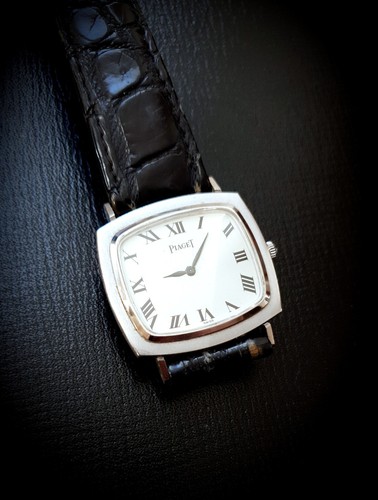 Piaget vintage extrathin white - vintage,