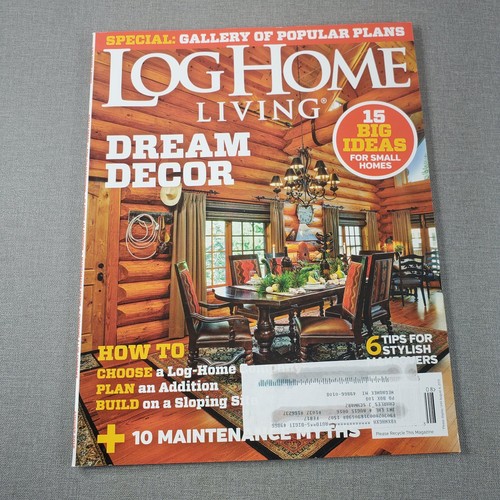 Log home living magazine - log,