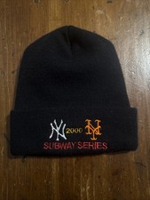 Berretto nero Yankees Mets New