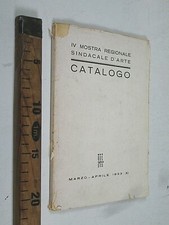1933 SICILIA RENATO GUTTUSO IV MOSTRA SINDACALE D'ARTE CATALOGO SC45