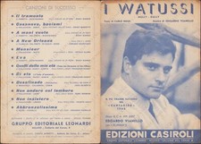 1963 Cantagiro I Watussi Hully Gully Edizioni Casiroli Milano spartito musicale