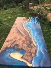 Tavolo Da Pranzo Epoxy River