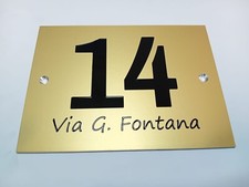 TARGA  NUMERO CIVICO INCISO