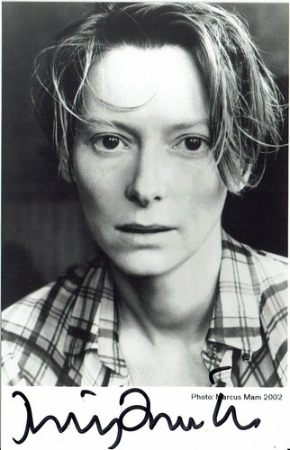 Tilda swinton hand - tilda, signed