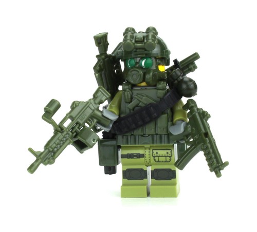 Battle brick green commando - brick,