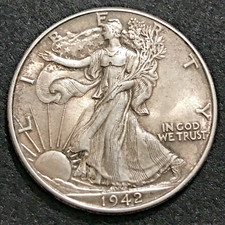 Etats-unis / USA,  1/2 Half dollar Liberty 1942