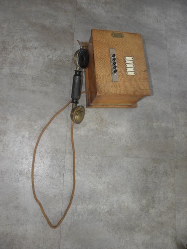 Antique phone wall - antique,
