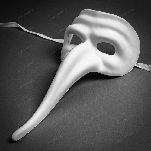 Maschera bianca dottore della - maschera,