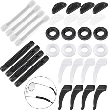 16 Paia Ferma Occhiali in Silicone Antiscivolo, Gancio per Orecchie per Occhiali