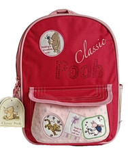 Zaino Asilo Zainetto Scuola Classic Winnie The Pooh 31 cm Rosso Disney