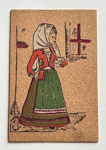 Sardegna costume cartolina - -,