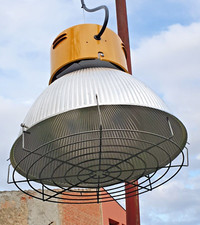 LAMPADA LAMPADARIO INDUSTRIALE A SOSPENSIONE originale DISANO mod. Lucente 1100