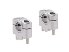 Triumph Scrambler 400 X 2024 - Alza manubrio 25 mm argento DI HEPCO & BECKER