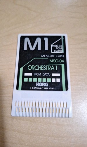 Scheda memoria pcm - korg, m1