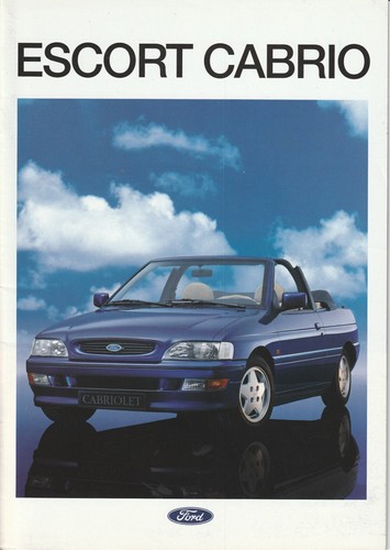 Brochure ford escort cabrio - escort,