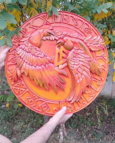 Scudo vichingo medievale