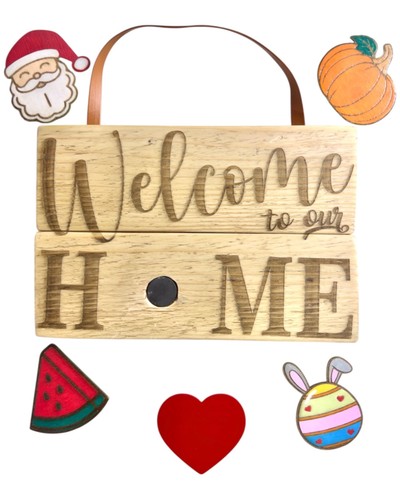 Insegna welcome artigianale - welcome,