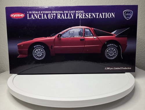 Kyosho 08304r lancia 037 - kyosho,