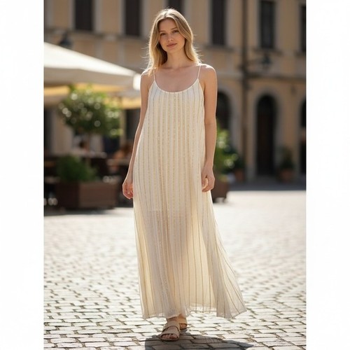 Maxi abito creme - abito, en