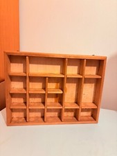 Teca bacheca scaffalatura in legno del 1960