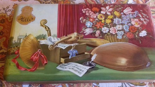 Scatola latta vintage - latta,